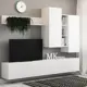 Модульная стенка ММ Стиль Сканди НМ-001 213x180x35 см ЛДСП цвет белый