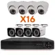 Комплект видеонаблюдения AHD PS-link KIT-B216HD 2 Мп 8 камер 8 для помещения 3012