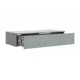 Тумба прикроватная МК Стиль 91.2x20x41.6 см 1 ящик лдсп цвет серый