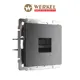 Розетка RJ45 встраиваемая Werkel a050748 цвет графит