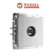 Розетка ТВ встраиваемая Werkel W1183065 оконечная цвет серебряный матовый