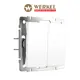 Выключатель встраиваемый Werkel W1122461 2 клавиши цвет белый матовый