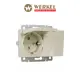 Розетка двойная встраиваемая Werkel W1172203 с заземлением цвет слоновая кость