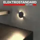 Светильник точечный светодиодный встраиваемый Elektrostandard a058911 под отверстие 46 мм 1 м² нейтральный белый свет цвет черный
