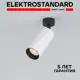 Светильник точечный светодиодный накладной Elektrostandard a058248 1 м² нейтральный белый свет цвет черный/белый
