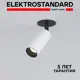 Светильник точечный светодиодный встраиваемый Elektrostandard a058220 под отверстие 47 мм 1 м² нейтральный белый свет цвет черный/белый