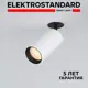 Светильник точечный светодиодный встраиваемый Elektrostandard a058273 под отверстие 47 мм 1 м² нейтральный белый свет цвет черный/белый