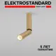 Светильник точечный светодиодный накладной Elektrostandard 25029/LED Pika 1 м² нейтральный белый свет цвет золото