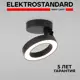 Светильник точечный светодиодный накладной Elektrostandard a060185 под отверстие 135 мм 2 м² нейтральный белый свет цвет черный