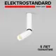 Светильник точечный светодиодный накладной Elektrostandard 25029/LED Pika 1 м² нейтральный белый свет цвет белый