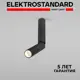 Светильник точечный светодиодный накладной Elektrostandard 25029/LED Pika 1 м² нейтральный белый свет цвет черный