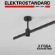 Кронштейн-подвес Elektrostandard A065434 для трекового шинопровода 124 мм, цвет черный