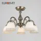Классическая люстра EUROSVET 60107/5 античная бронза