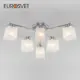 Потолочная люстра с плафонами EUROSVET 30162/6 хром