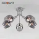 Потолочная люстра с плафонами EUROSVET 30164/5 хром