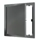 Ревизионный люк Evecs L1515N gray 17.40x17.40 см нажимной с фланцем пластик