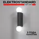 Настенный светильник светодиодный влагозащищенный Elektrostandard Lily MRL 1029 черный