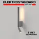 Настенный светильник светодиодный Elektrostandard Sarca 40111/led теплый белый (желтый) свет цвет графит
