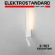 Настенный светильник светодиодный Elektrostandard Sarca 40111/LED нейтральный белый свет цвет белый