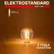 Набор ламп светодиодных Elektrostandard A070118 E27 170-240 В 8 Вт шар большой прозрачный 780 Лм теплый белый (желтый) свет 3 шт