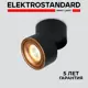 Светильник точечный накладной светодиодный Elektrostandard Klips A050528 15 Вт нейтральный белый свет цвет золото/черный