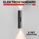 Светильник настенный светодиодный уличный Elektrostandard a061225 langer IP44 цвет черный