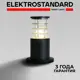 Столб уличный Elektrostandard 1508 TECHNO Strada 20 Вт IP54 цвет черный 25 см