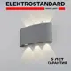 Светильник настенный светодиодный уличный Elektrostandard Twinky Trio 1551 Techno серый