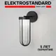 Светильник уличный настенный светодиодный Elektrostandard Ritz A068269 IP54 цвет прозрачный, черный