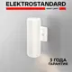 Светильник настенный уличный Elektrostandard Strict 1403 TECHNO 60 Вт IP54 цвет белый