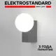 Светильник уличный настенный Elektrostandard 35166/U Gravity IP54 цвет белый/серый