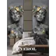 Фотообои 3D Verol Девушка, темный барельеф с золотом 433-ФФО-05968/2 листа 270x100 см