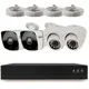 Комплект видеонаблюдения IP PS-link KIT-B204IP-POE 2 Мп 2 камеры для помещения 2 для улицы с POE питанием 2615