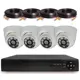 Комплект видеонаблюдения AHD PS-link KIT-A504HD 5 Мп 4 камеры для помещения 3021