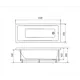 Ванна акриловая Enio Pulito 150x70 EN7030723 с каркасом цвет глянцевый белый