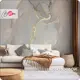Фотообои флизелиновые Bartonwall 300x270 см Мрамор Флюид M18103