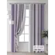 Комплект штор Comfy way Форнерс - 124 - 260 см CW709124260-260 на шторной ленте 260x150 см цвет фиолетовый