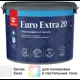 Краска для стен и потолков Tikkurila Euro Extra полуматовая цвет белый база А 9 л