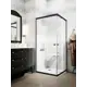 Душевой уголок РусАк Классик СТ 80-Ч квадратный 79x79см