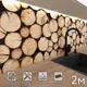 Стеновая панель матовая Фартукофф Брёвна 200x60x0.15 см ПВХ цвет разноцветный