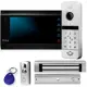 Комплект видеодомофона Ps-link KIT-7627BW-18 7" цвет чёрный