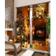 Комплект штор At home Базовая коллекция AA900330 на шторной ленте 260x150 см цвет желтый, зеленый