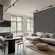 Гибкий камень Flexline 1000x600мм 3м² черный