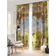 Комплект штор на ленте At Home Намибия 150x260 см блэкаут цвет синий/коричневый/голубой/зеленый AA900748