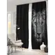 Комплект штор на ленте блэкаут At Home Дэнджир 150x260 см цвет серебристый/серый AA900951