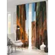 Штора на ленте At Home Литли 150x260 см блэкаут цвет синий/оранжевый/голубой AA900980