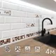 Стеновая панель глянцевая Фартукофф Керамика choko 400x60x0.15 см ПВХ цвет разноцветный
