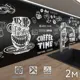 Стеновая панель Фартукофф Кофе тайм 200x60x0.15 см ПВХ цвет белый/черный