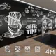 Стеновая панель глянцевая Фартукофф Кофе тайм 400x60x0.15 см ПВХ цвет разноцветный