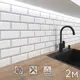 Стеновая панель без покрытия Фартукофф Белая плитка 200x60x0.15 см ПВХ цвет разноцветный
